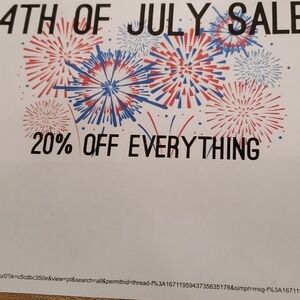 4TH of July sale